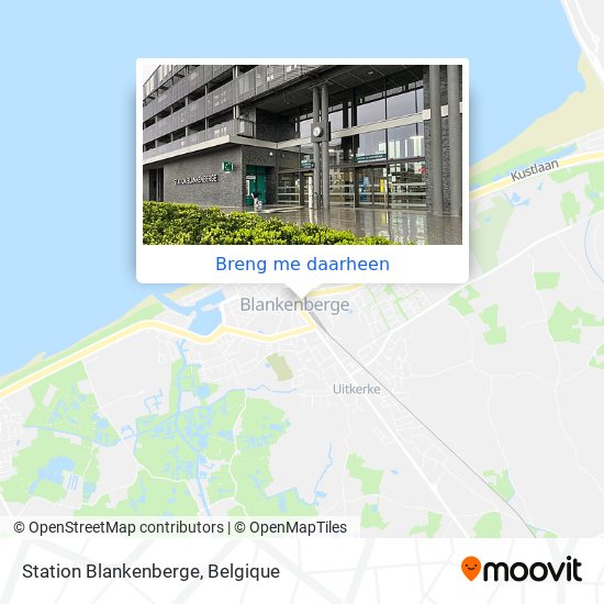 Station Blankenberge kaart