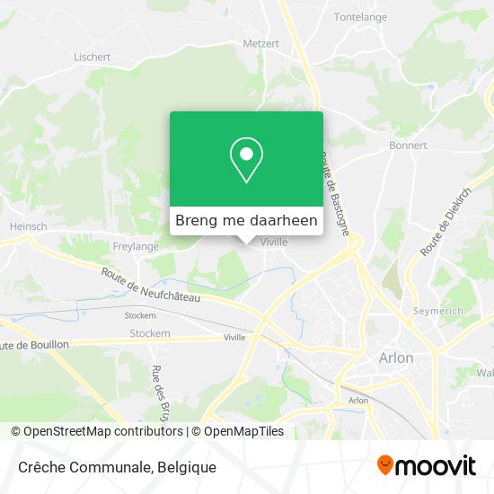 Crêche Communale kaart