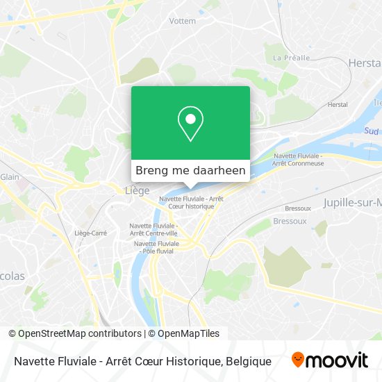 Navette Fluviale - Arrêt Cœur Historique kaart