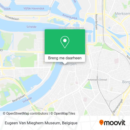 Eugeen Van Mieghem Museum kaart