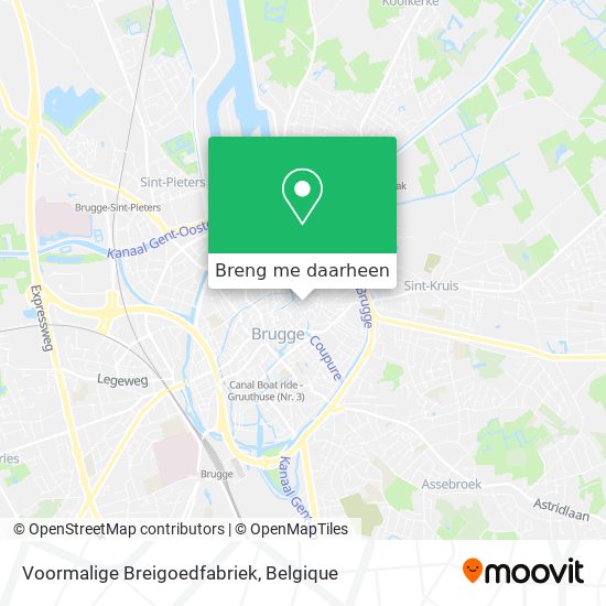Voormalige Breigoedfabriek kaart