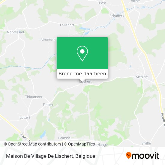 Maison De Village De Lischert kaart