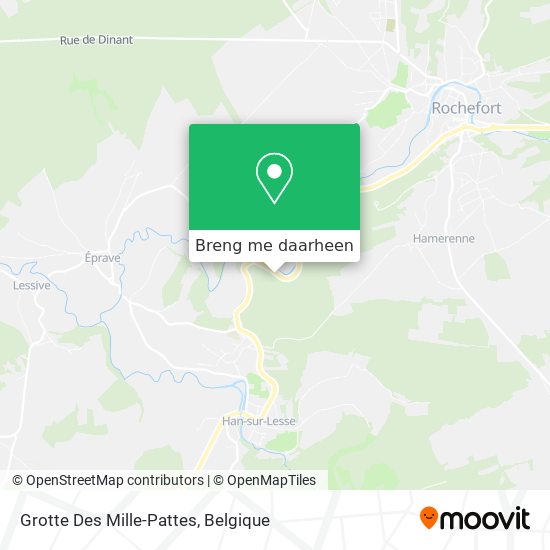 Grotte Des Mille-Pattes kaart