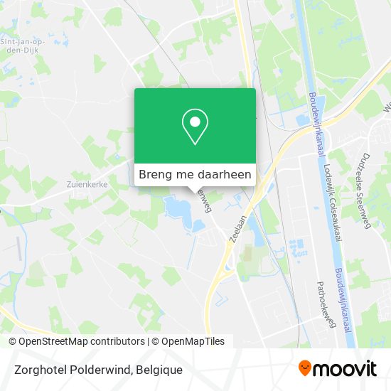 Zorghotel Polderwind kaart