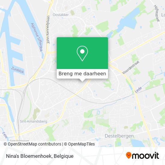 Nina's Bloemenhoek kaart