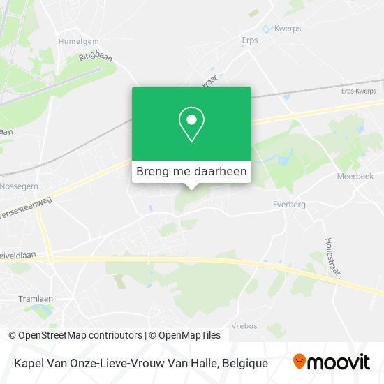 Kapel Van Onze-Lieve-Vrouw Van Halle kaart