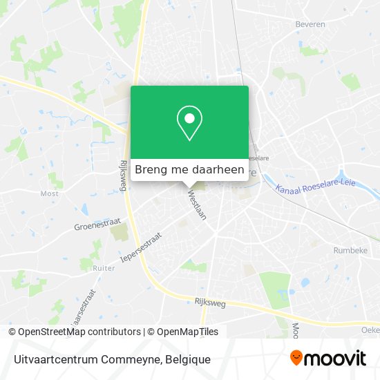 Uitvaartcentrum Commeyne kaart