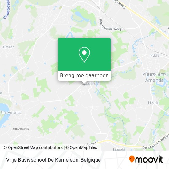 Vrije Basisschool De Kameleon kaart