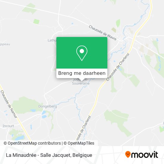 La Minaudrée - Salle Jacquet kaart