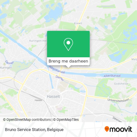 Bruno Service Station kaart