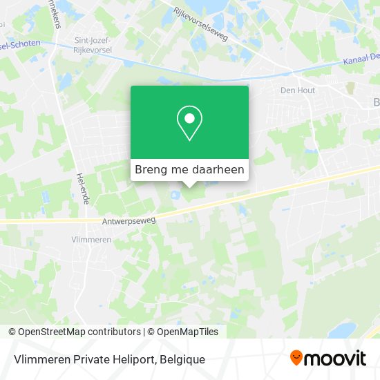 Vlimmeren Private Heliport kaart