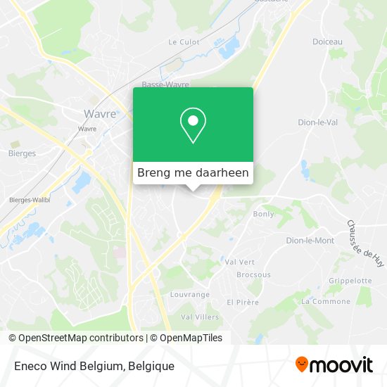 Eneco Wind Belgium kaart