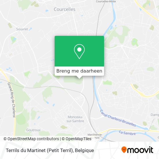 Terrils du Martinet (Petit Terril) kaart