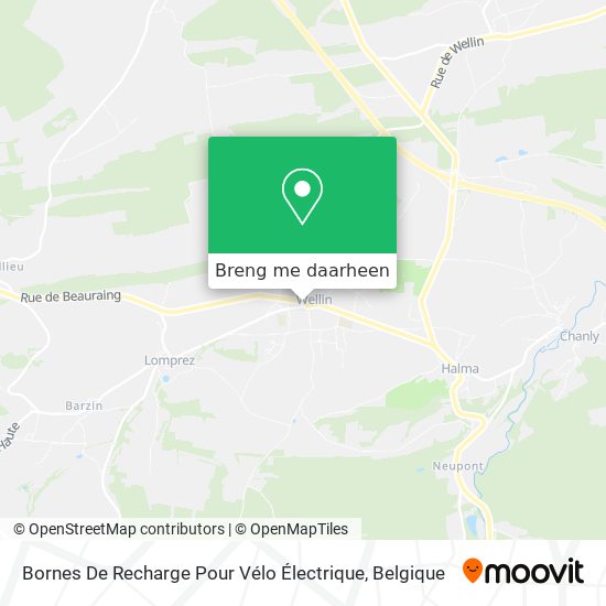 Bornes De Recharge Pour Vélo Électrique kaart
