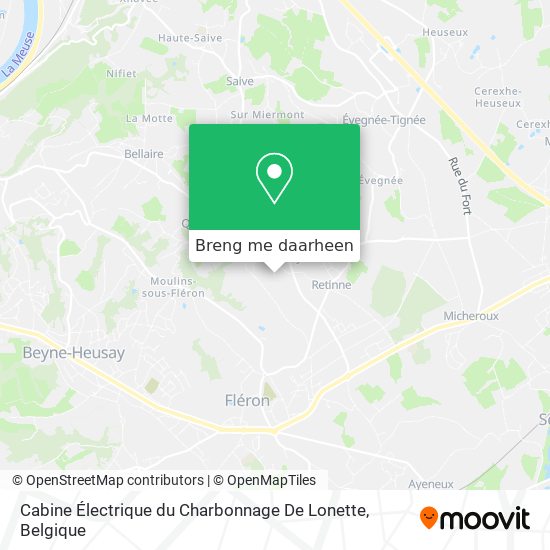 Cabine Électrique du Charbonnage De Lonette kaart