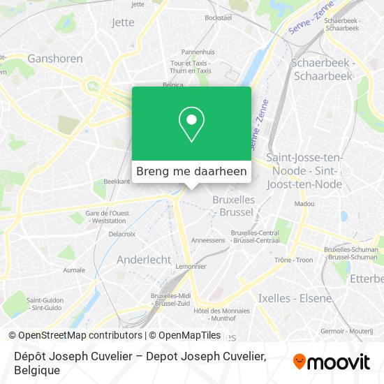 Dépôt Joseph Cuvelier – Depot Joseph Cuvelier kaart