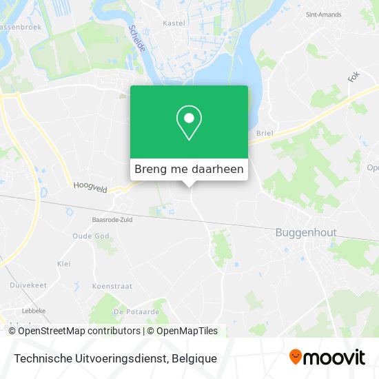 Technische Uitvoeringsdienst kaart