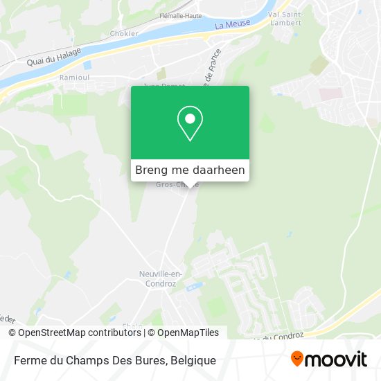 Ferme du Champs Des Bures kaart
