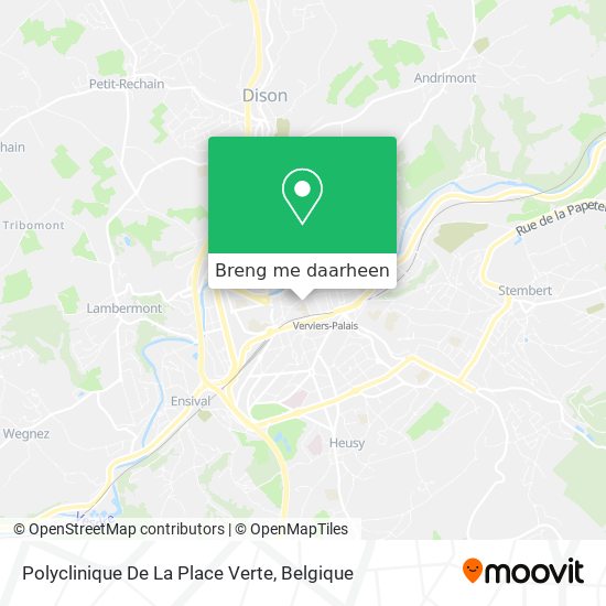 Polyclinique De La Place Verte kaart