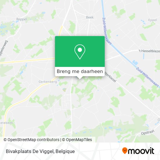 Bivakplaats De Viggel kaart