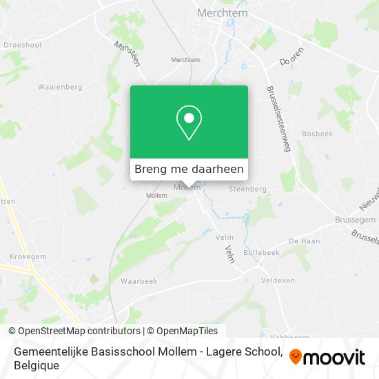 Gemeentelijke Basisschool Mollem - Lagere School kaart