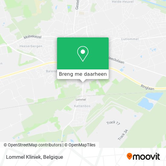 Lommel Kliniek kaart