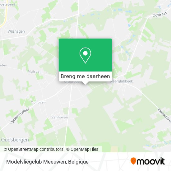 Modelvliegclub Meeuwen kaart