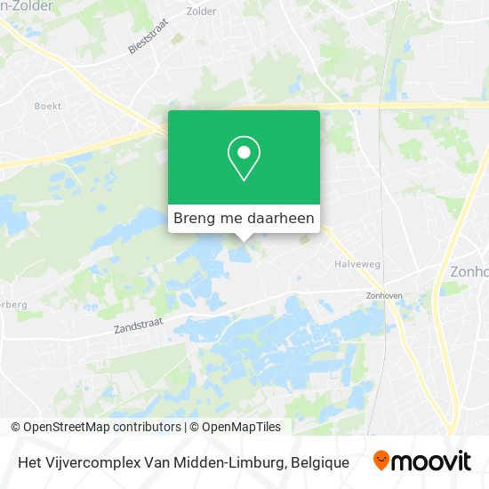 Het Vijvercomplex Van Midden-Limburg kaart