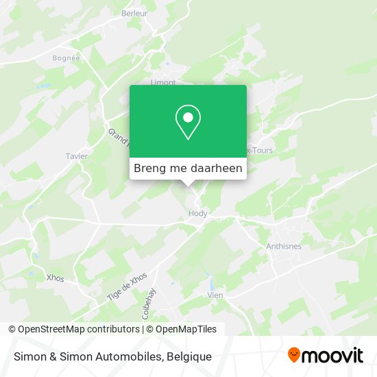 Simon & Simon Automobiles kaart