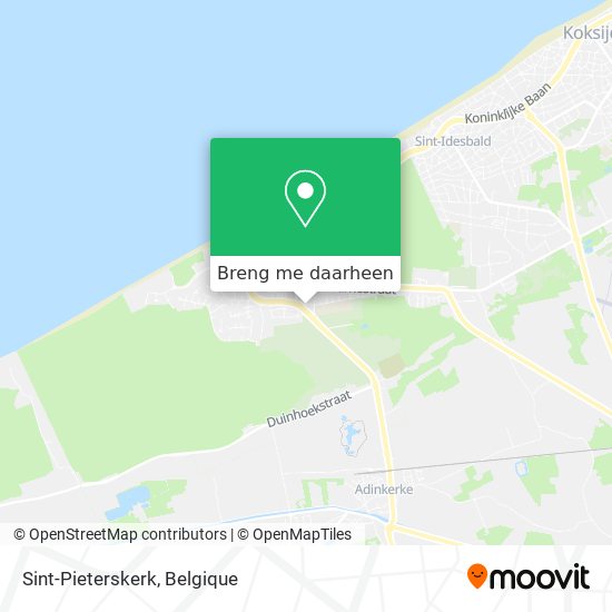 Sint-Pieterskerk kaart