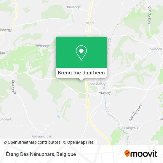 Étang Des Nénuphars kaart