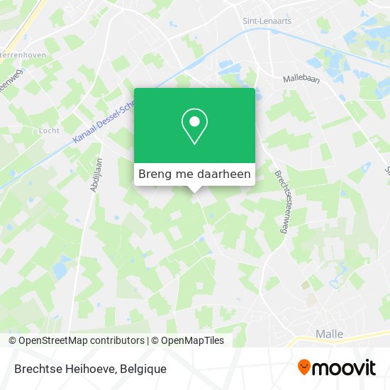 Brechtse Heihoeve kaart