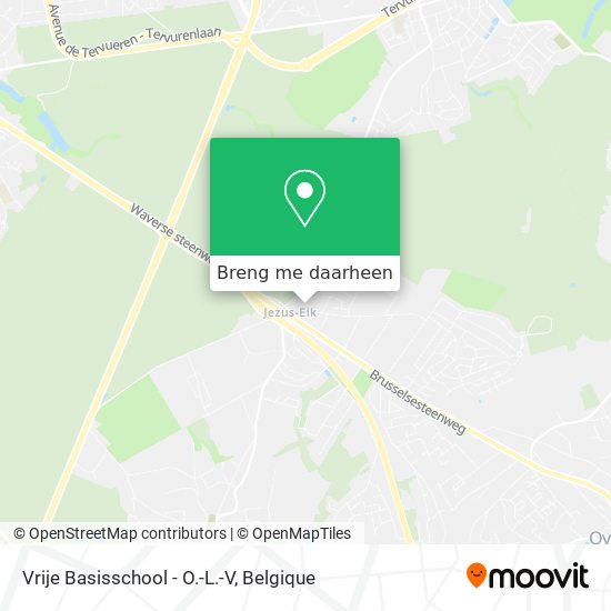 Vrije Basisschool - O.-L.-V kaart