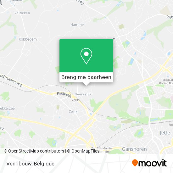 Venribouw kaart