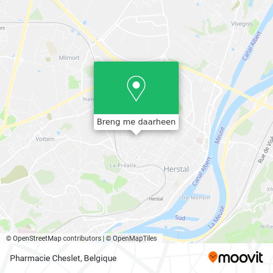 Pharmacie Cheslet kaart