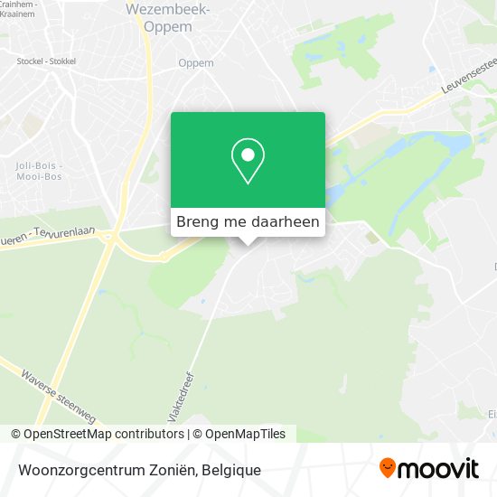 Woonzorgcentrum Zoniën kaart