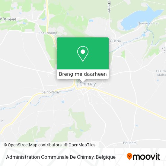 Administration Communale De Chimay kaart