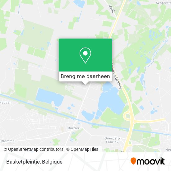 Basketpleintje kaart