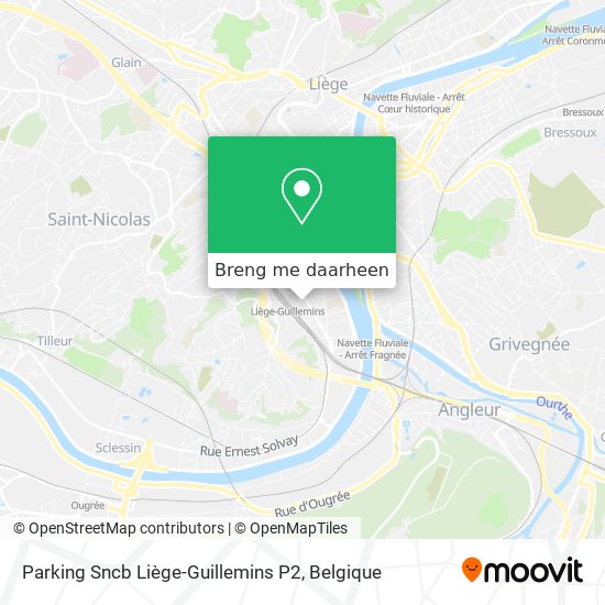 Parking Sncb Liège-Guillemins P2 kaart