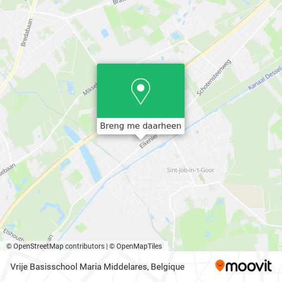 Vrije Basisschool Maria Middelares kaart