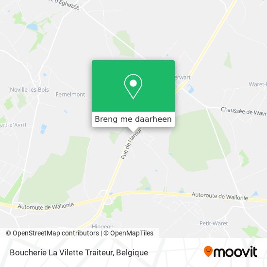 Boucherie La Vilette Traiteur kaart