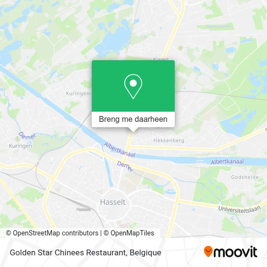 Golden Star Chinees Restaurant kaart