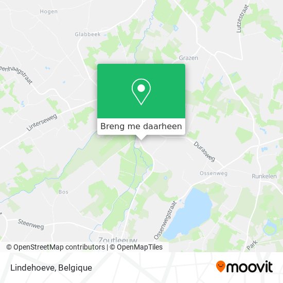 Lindehoeve kaart