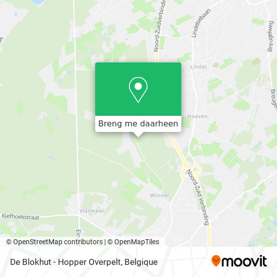 De Blokhut - Hopper Overpelt kaart