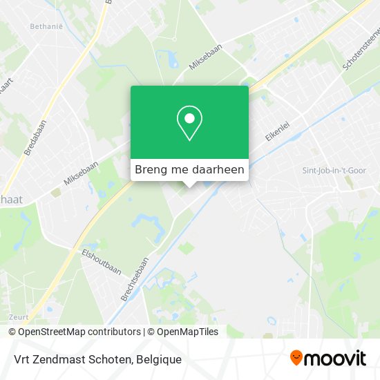 Vrt Zendmast Schoten kaart