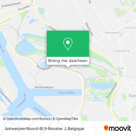 Antwerpen-Noord-Bl.9-Rooster J kaart