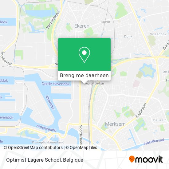 Optimist Lagere School kaart