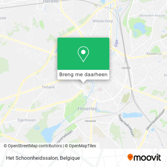 Het Schoonheidssalon kaart