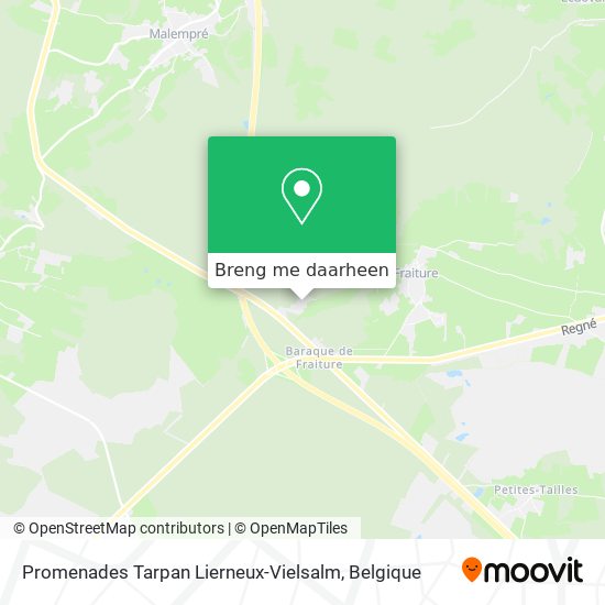 Promenades Tarpan Lierneux-Vielsalm kaart