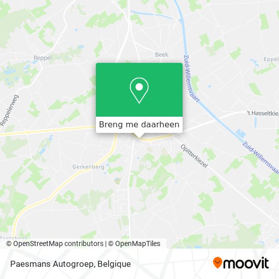 Paesmans Autogroep kaart